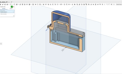 Custom mechanical enclosure designed in Onshape for the D4D sensor.