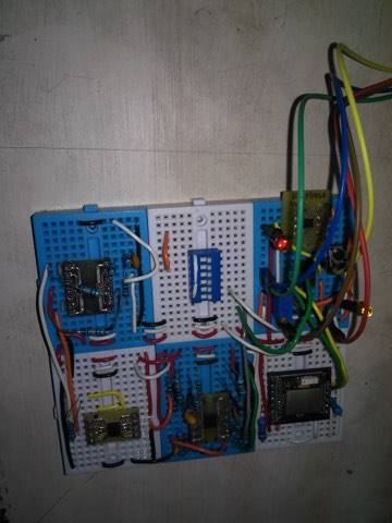 Second-generation EKG prototype with low-power amplifiers.
