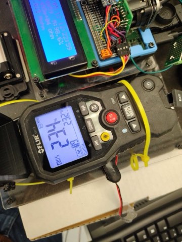 Benchmarking against the FLIR professional moisture instrument.